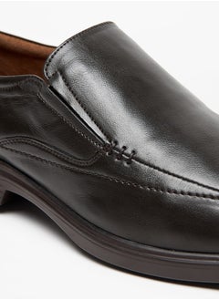 LBL by Shoexpress Men's Solid Slip-On Leather Loafers  - Image 5