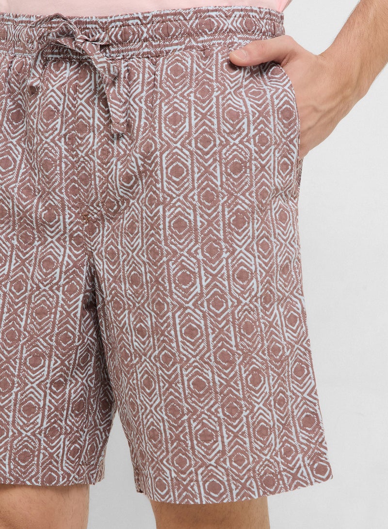 JACK & JONES JPSTJAIDEN SEERSUCKER AOP SHORT SRT - Image 4