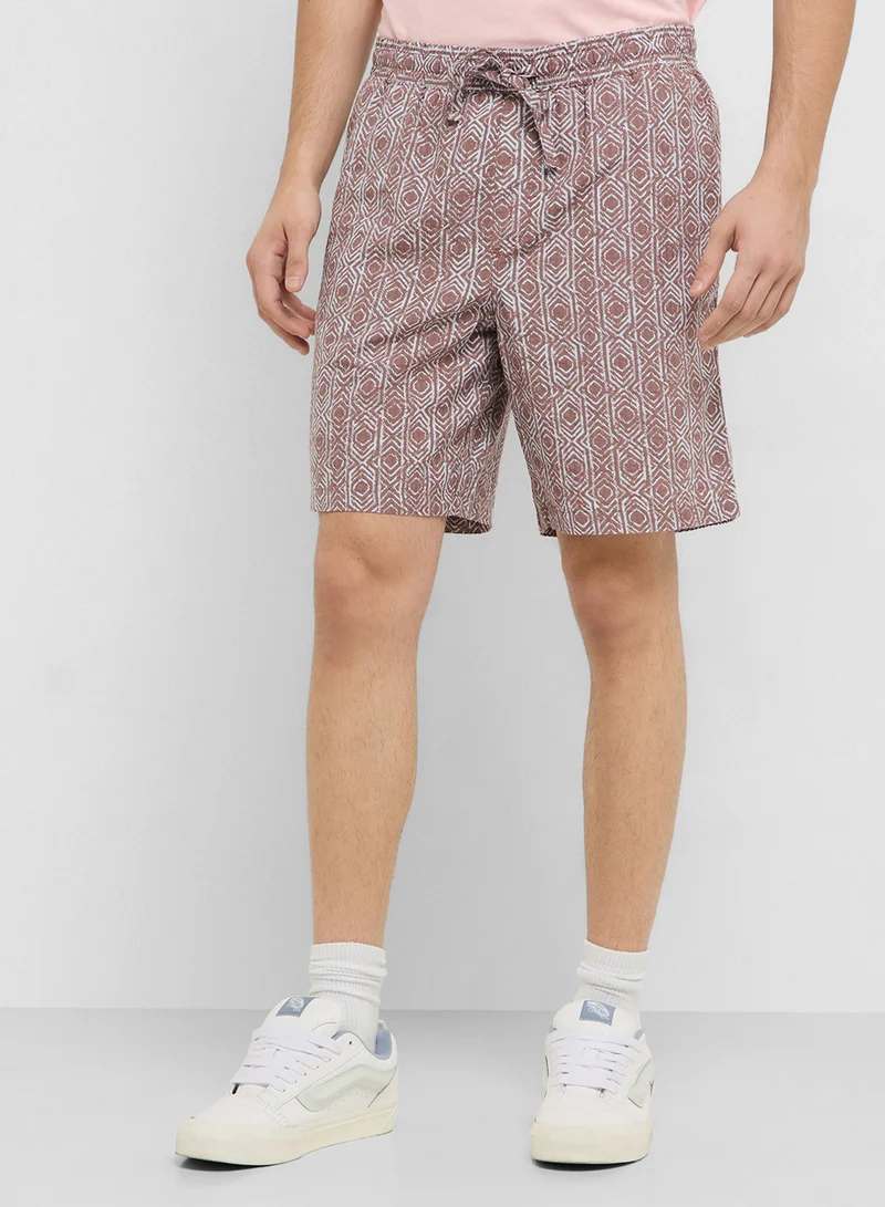 جاك اند جونز JPSTJAIDEN SEERSUCKER AOP SHORT SRT