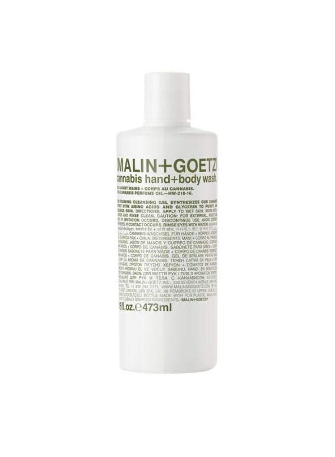 Malin + Goetz Cannabis Hand + Body Wash 473ml - Image 1