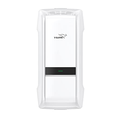 V-Guard Denor iD400 AC Stabilizer for 1.5 ton Inverter AC | Digital Display | Intelligent Time Delay System | Energy Efficient Design | 3 Year Warranty by V-Guard | White (Working Range 170-270 VAC) - Image 1