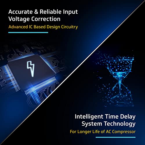 V-Guard Denor iD400 AC Stabilizer for 1.5 ton Inverter AC | Digital Display | Intelligent Time Delay System | Energy Efficient Design | 3 Year Warranty by V-Guard | White (Working Range 170-270 VAC) - Image 3