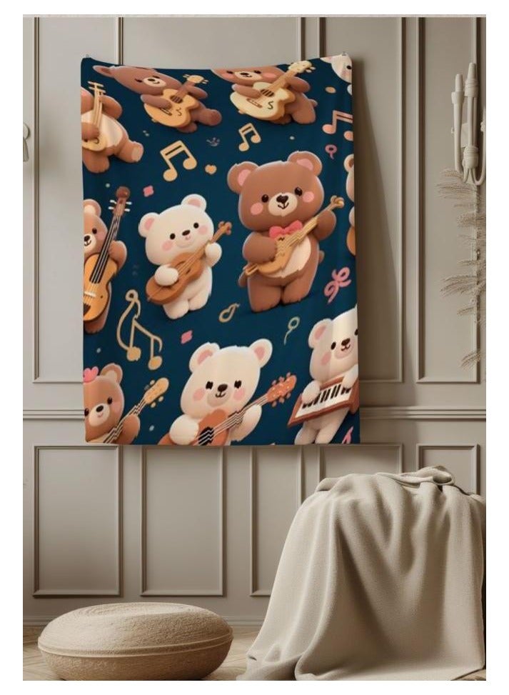 general Baby and children's cartoon flannel thin blanket (warm and comfortable, suitable for sleep, game use) 70cm*100cm - 515 - Image 2