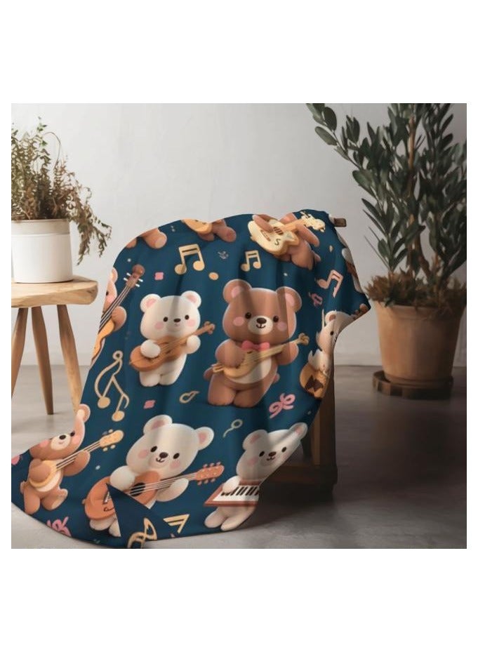 general Baby and children's cartoon flannel thin blanket (warm and comfortable, suitable for sleep, game use) 70cm*100cm - 515 - Image 5
