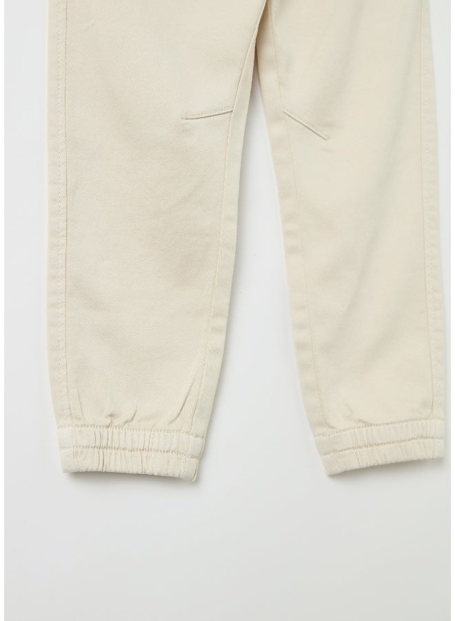 Ovs Stretch cotton joggers with drawstring - Image 3