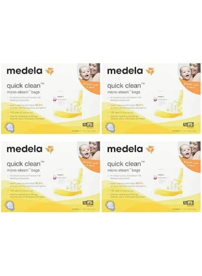 Medela Medela Quick Clean Micro-Steam Bags Economy Pack of 4 - Image 4