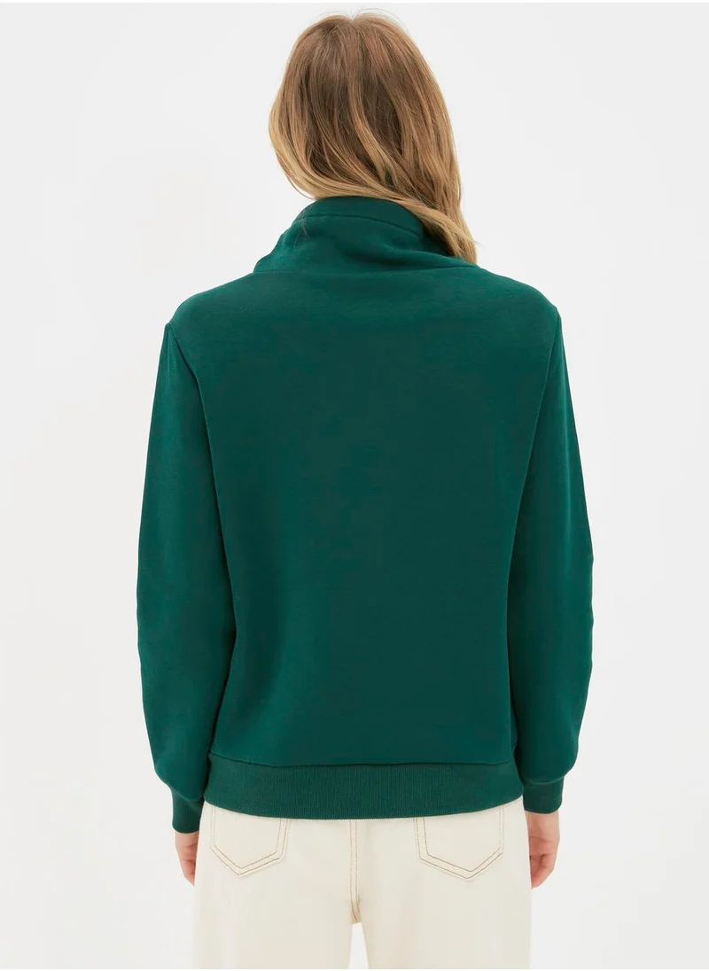 trendyol Graphic Knitted Sweatshirt