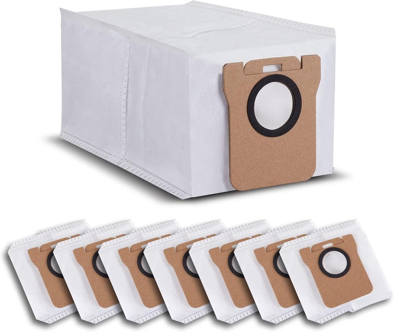 Alloytool Pack of 8 Vacuum Cleaner Bags for Xiaomi X10+ / X20+ & Dreame L10s Ultra / L20 Ultra / L10 Ultra Robot Vacuum Cleaner Base Station, 2.5L Large Capacity Replacement Bag Accessory Set Vacuum Cleaner - Image 1