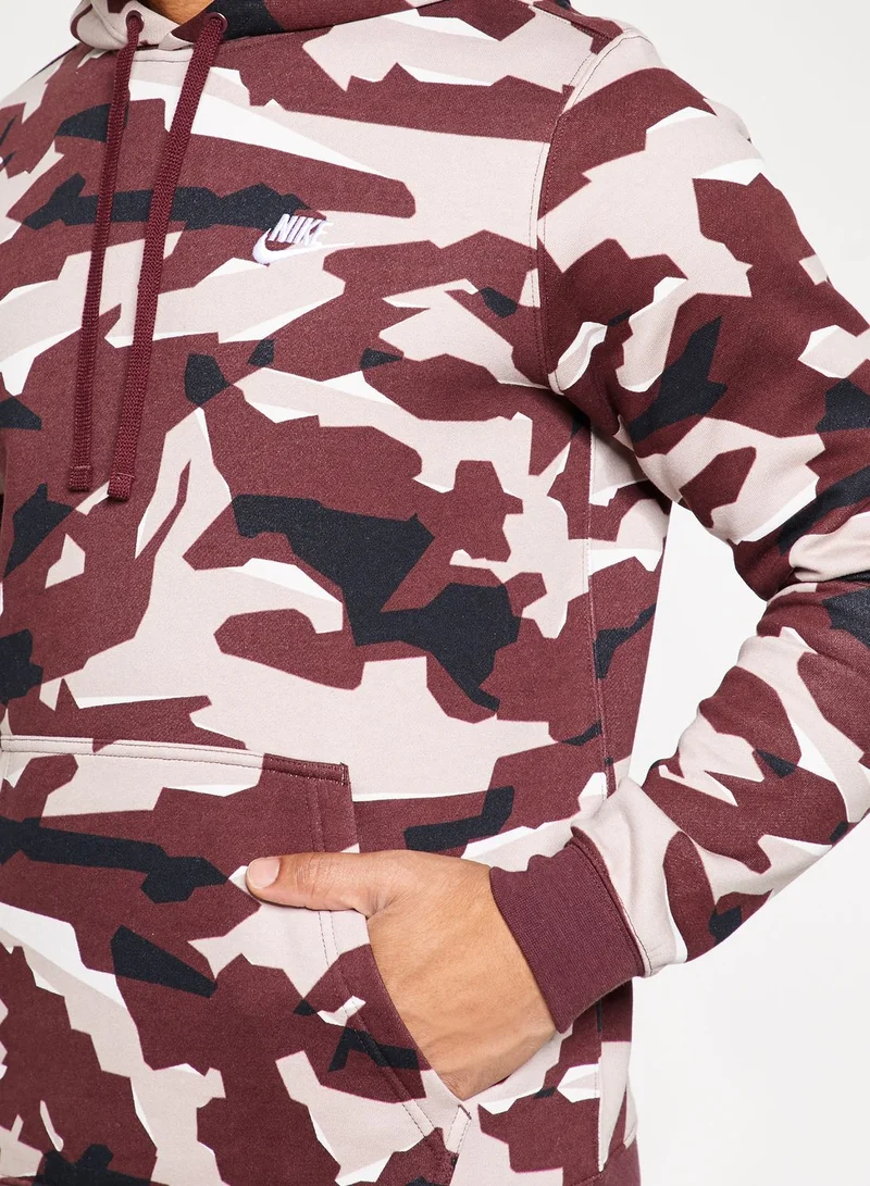 Nike NSW Club Camo Hoodie for Men Best Price Kuwait