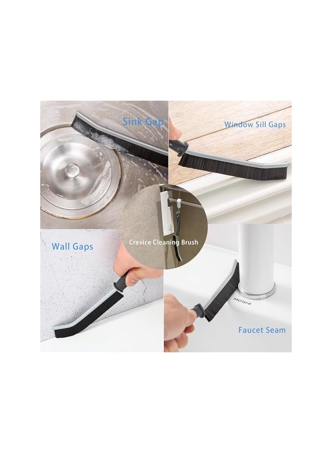 promass 3Pcs Crevice Cleaning Brush, Crevice Grout Brush, New Multifunctional Corners Cleaning Brush Tool, Bathroom Kitchens Gap Brush, Hard Bristle Crevice Cleaning Brush, ashauzi032104 - Image 4