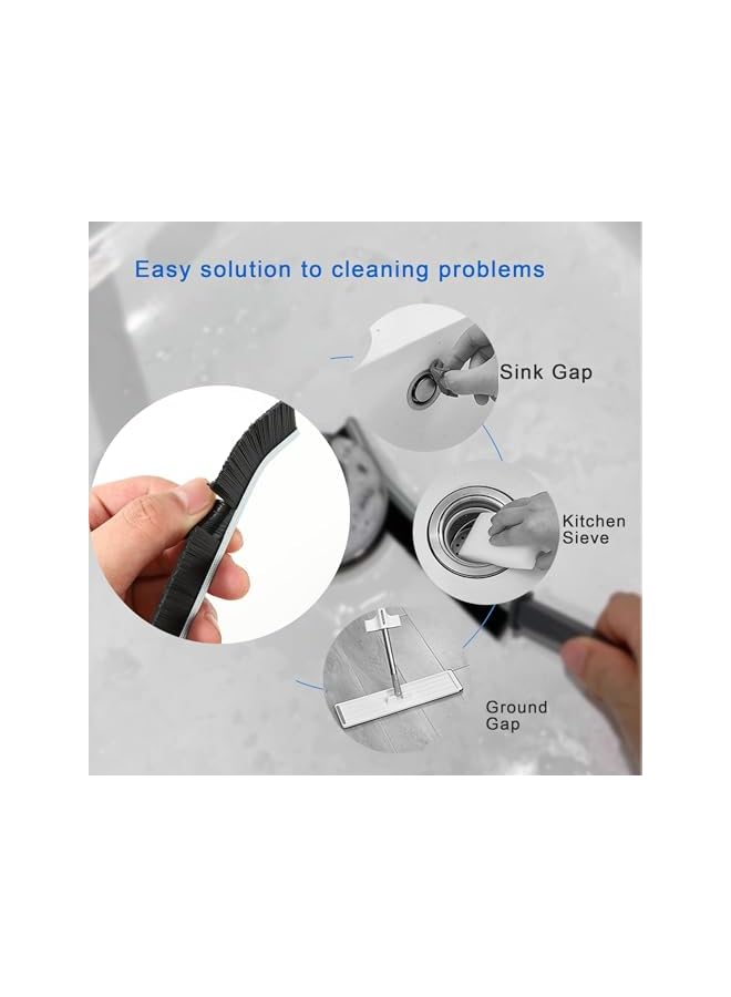promass 3Pcs Crevice Cleaning Brush, Crevice Grout Brush, New Multifunctional Corners Cleaning Brush Tool, Bathroom Kitchens Gap Brush, Hard Bristle Crevice Cleaning Brush, ashauzi032104 - Image 3