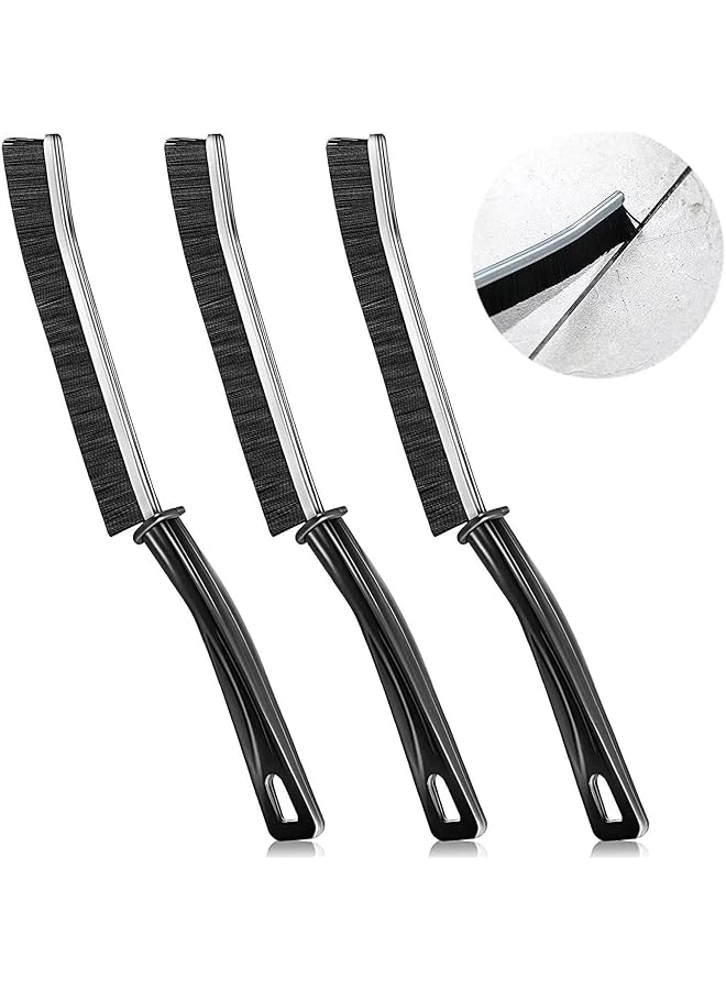 promass 3Pcs Crevice Cleaning Brush, Crevice Grout Brush, New Multifunctional Corners Cleaning Brush Tool, Bathroom Kitchens Gap Brush, Hard Bristle Crevice Cleaning Brush, ashauzi032104 - Image 1