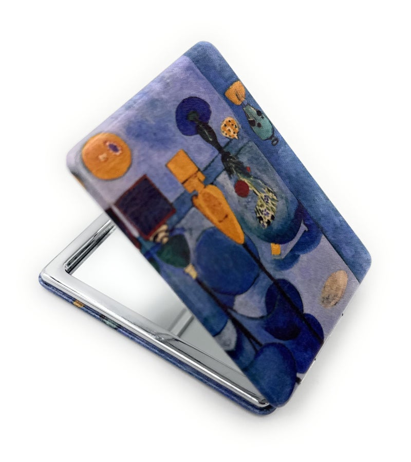 Aeisage Harmony In Blue Mirror Compact Magnifying French Artist Print Gifts Travel Mirrors For Purses Handheld Merch For Fauvism Fans - Image 3