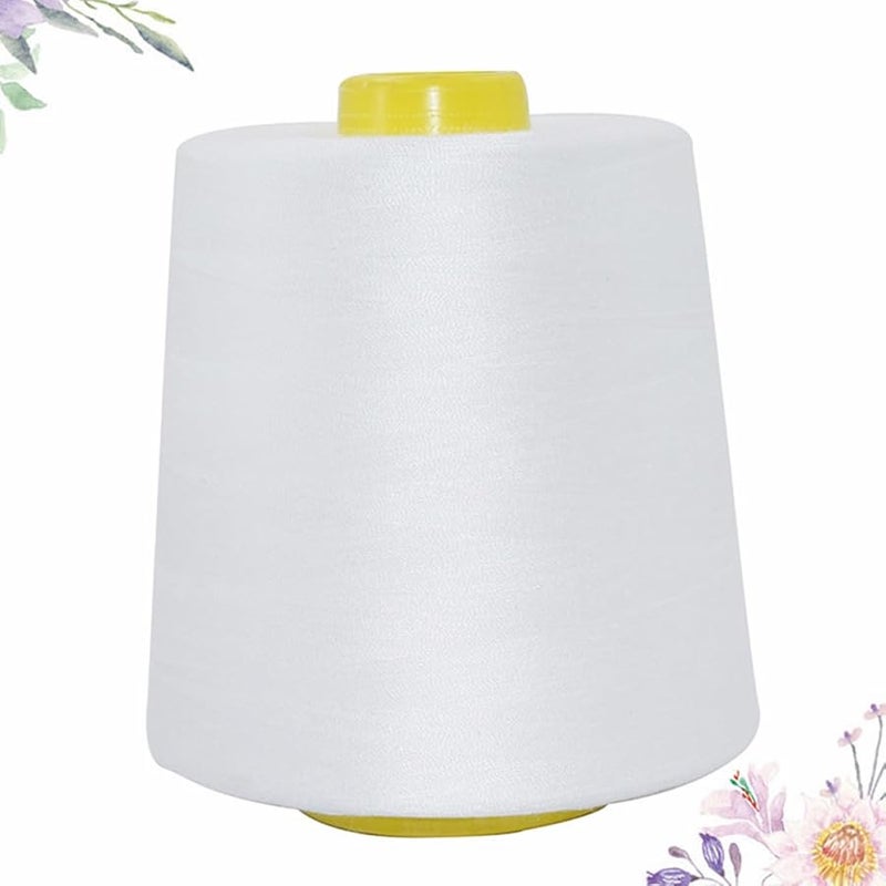 خيط الخياطة الأبيض من البوليستر GALPADA بطول 8000 ياردة للتطريز والحياكة والخياطة - Image 5