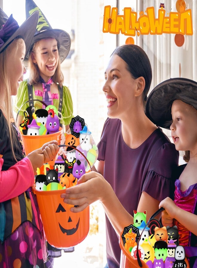 OCHIDO 24 Pcs Halloween Squishy Toys, Halloween Party Favors Mochi Squishy Toys, Halloween Goodie Bag Fillers Gifts for Kids, Trick Or Treat Bags Bulk, School Classroom Prizes - Image 2