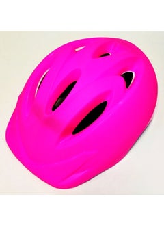 BIRLIK OYUNCAK Toy Strong Plastic High Density Styrofoam Children Scooter Bike Skateboard Skate Helmet And 6 Piece Knee Pads Elbow Pads Protection Set Helmet Set Pink  - Image 3