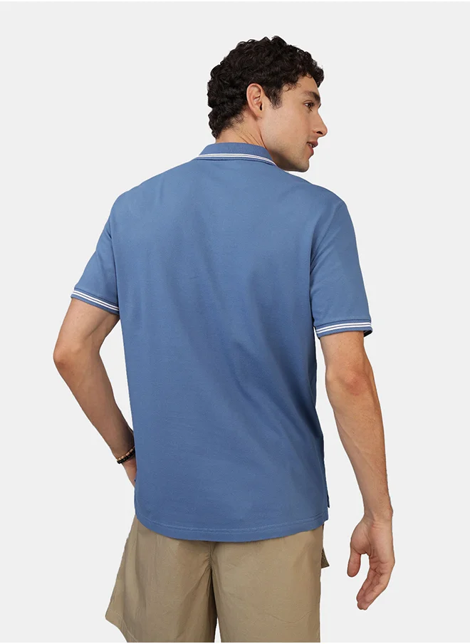امريكان ايجل Logo Pique Polo Shirt