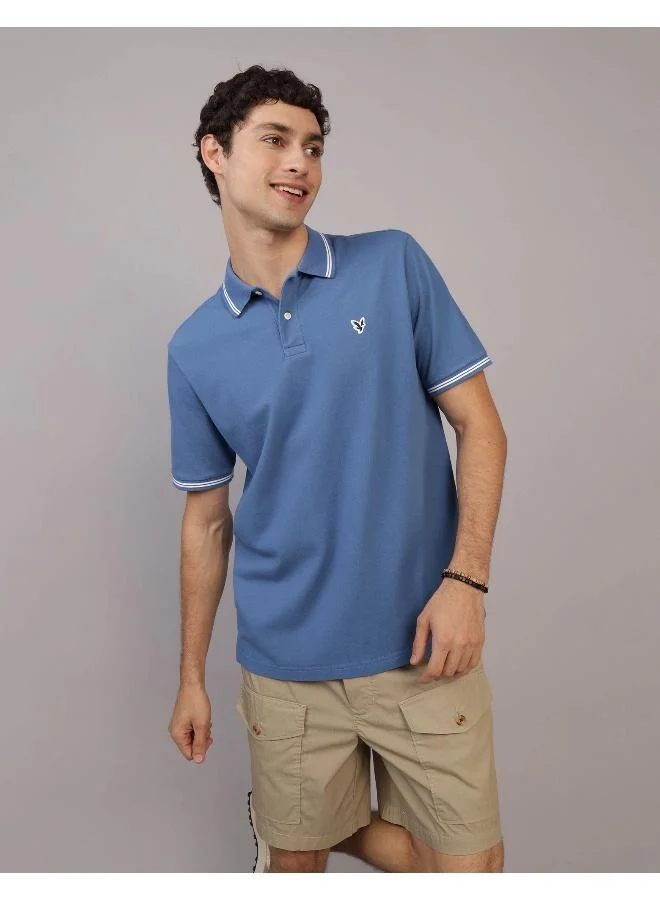 امريكان ايجل Logo Pique Polo Shirt