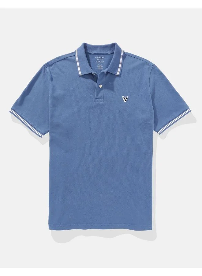امريكان ايجل Logo Pique Polo Shirt