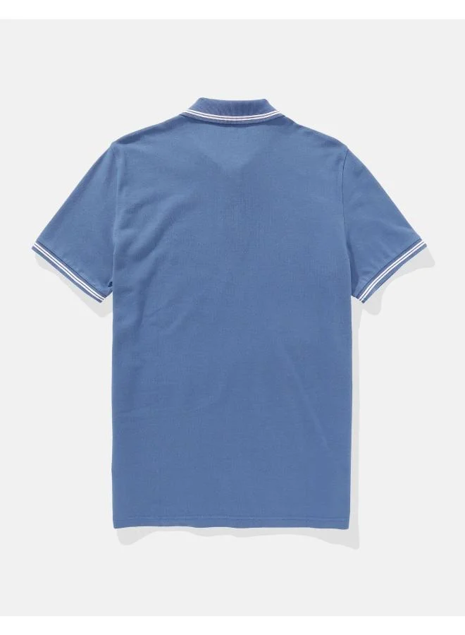 امريكان ايجل Logo Pique Polo Shirt