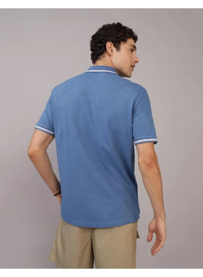 امريكان ايجل Logo Pique Polo Shirt