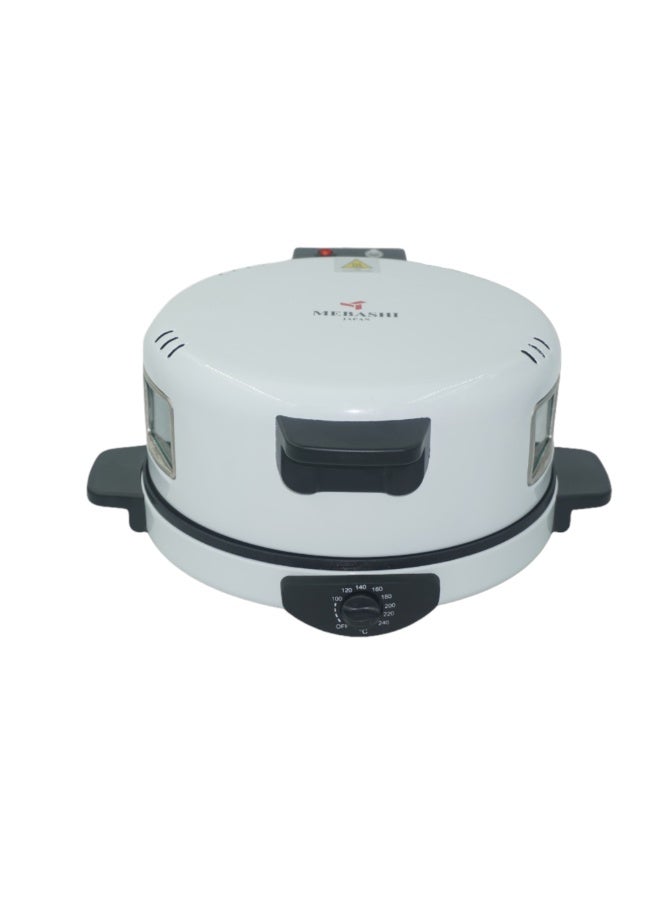 Mebashi Japan Arabic Bread Maker, 30CM Diameter, White Color, 1800W Full Copper, High Temperature Roasting – Model ME-HBM135 - Image 5
