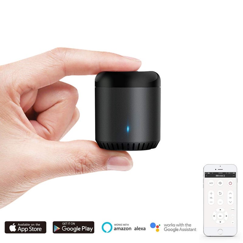Broadlink WiFi Smart Home Hub RM Mini 3 (2.4 GHz Wi-Fi Only) IR Automation Learning Universal Remote Control for TV Compatible with Alexa, Google Home, IFTTT - Image 2