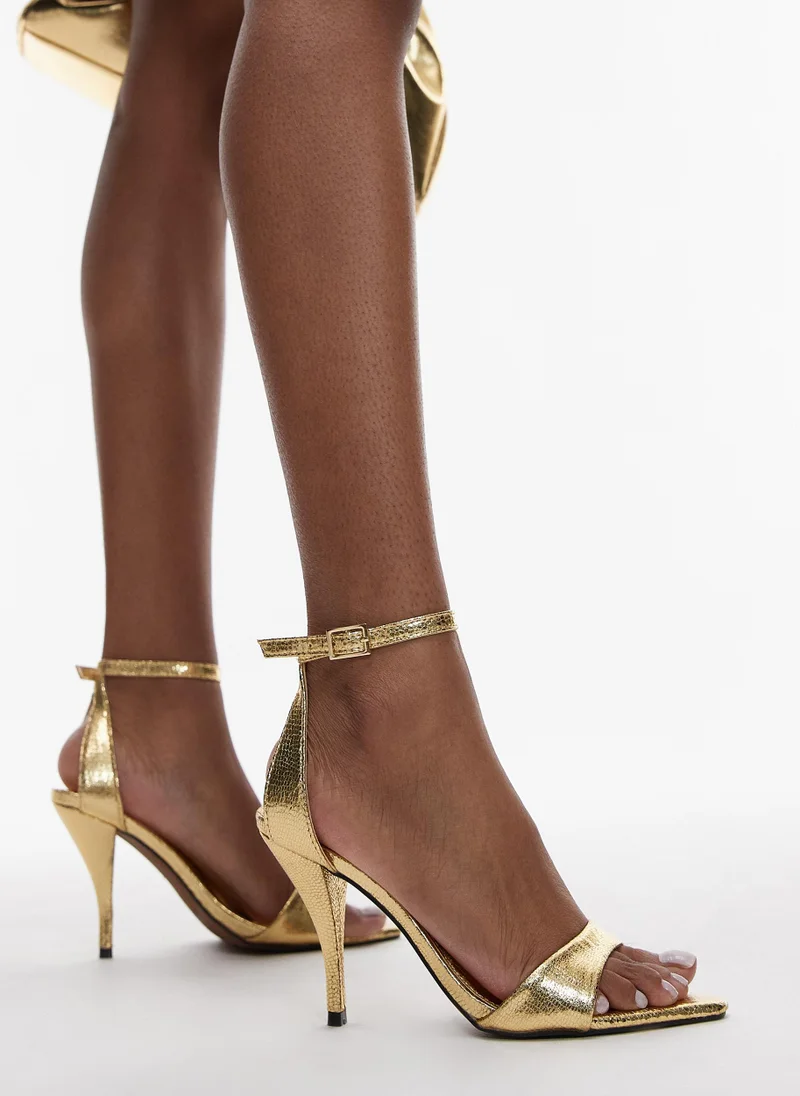 TOPSHOP Ankle Strap High Heel Sandals