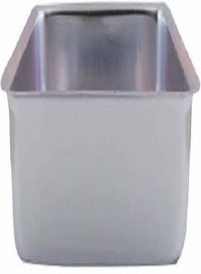 W.A Bakers Hard Anodized Aluminum Square Shape Cake Baking Mold Set of 3, (Silver) - Image 4