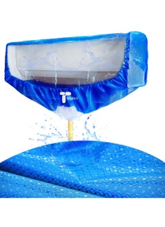 TEGRILO Air Conditioner Cleaning Cover Dust Washing Bag for large size 2P-3P Wall Mounted AC Service with pipe and side plates  - Image 1