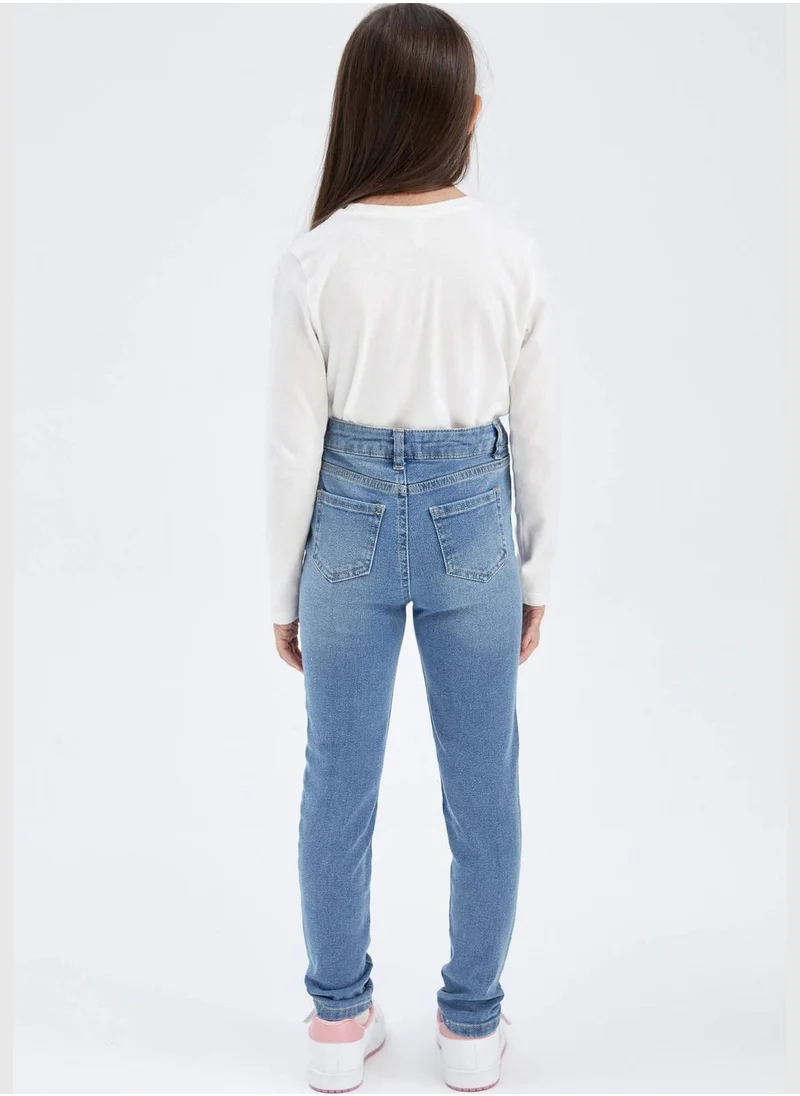 DeFacto Girl Skinny Fit Denim Trousers