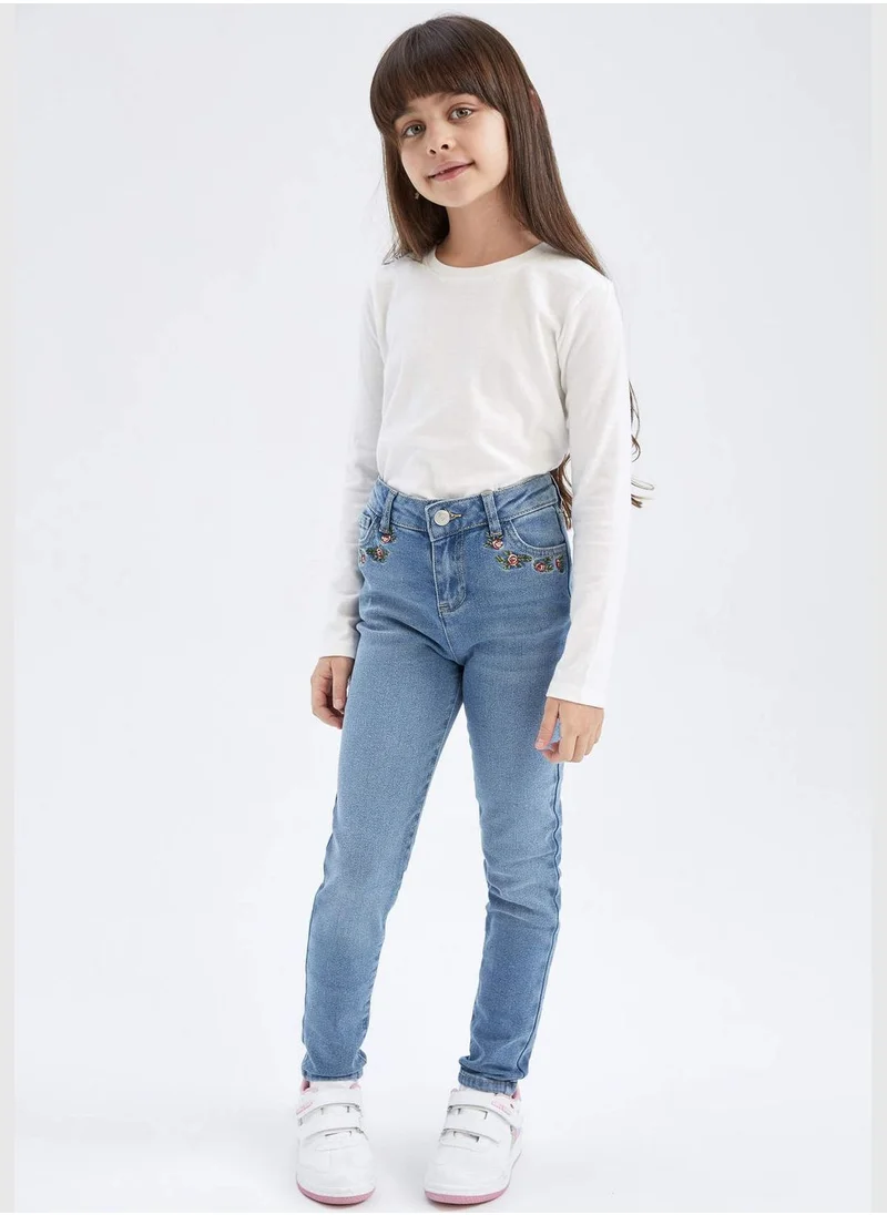 DeFacto Girl Skinny Fit Denim Trousers