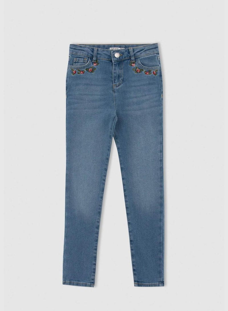 DeFacto Girl Skinny Fit Denim Trousers - Image 5