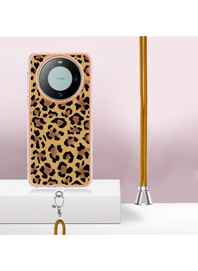 Zaboon Case For Huawei Mate 60 Pro Electroplating Dual-side IMD Phone Case with Lanyard - Image 3