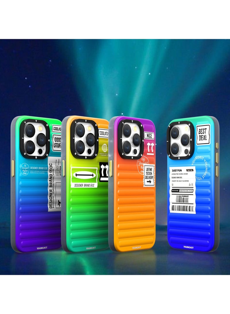 YOUNG KIT Young Kit the Wizard of Oz MagSafe Apple iPhone 15 Pro max Case - Aurora Galaxy Color  - Image 5