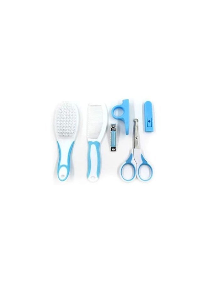 Baby Care Kit - 6 Pcs Infant Grooming Set | Hair Brush, Comb, Nail Clipper & Scissors | Newborn Essential - Image 2