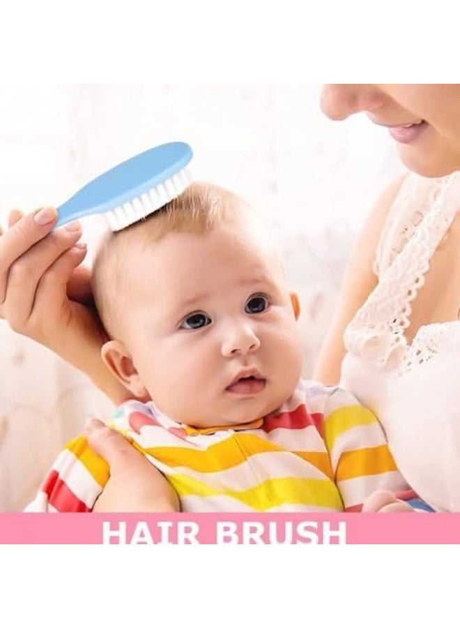 Baby Care Kit - 6 Pcs Infant Grooming Set | Hair Brush, Comb, Nail Clipper & Scissors | Newborn Essential - Image 5