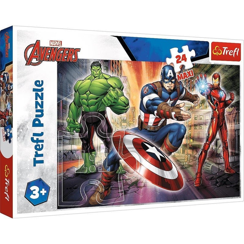 Trefl Trefi - Disney Marvel The Avengers Maxi Puzzle 24 Pieces - 14321 - Image 1