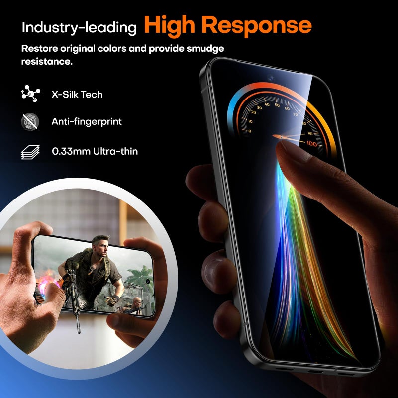 LK LϟK [2+1 Pack] for Google Pixel 11 Screen Protector - Image 5