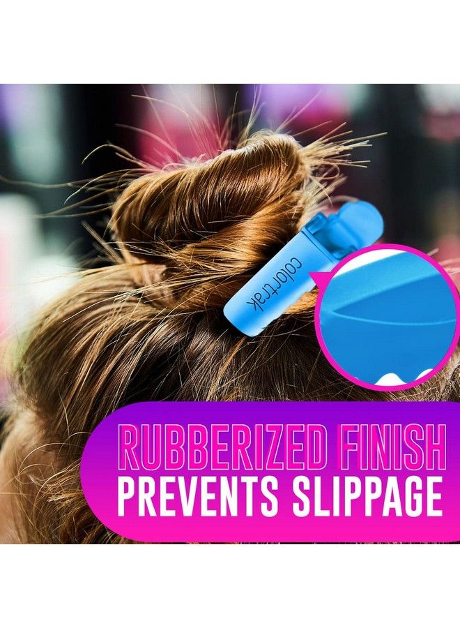 Colortrak Croc Hair Sectioning Clips Bucket (12 Pack) 8 Standard Size 4 Jumbo Size Section Large Amounts Of Hair While Coloring Cutting And Styling No Slip Rubber Grip Assorted Colors - Image 3