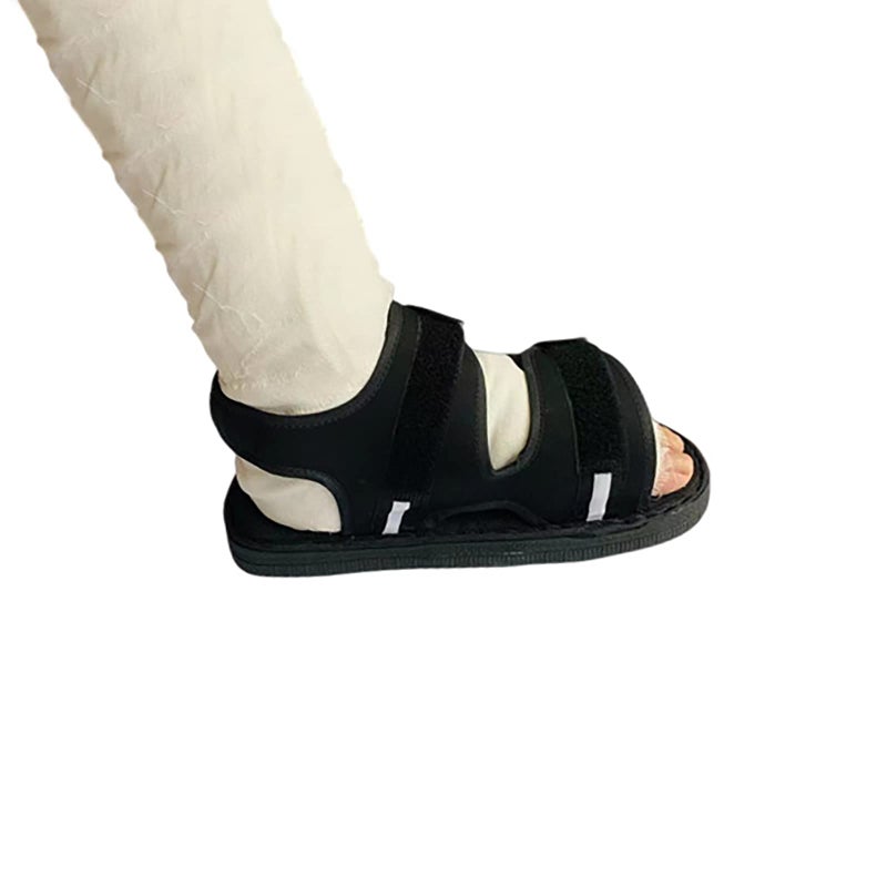 Clobeau Post Op Shoe for Broken Foot or Toes Adjustable Medical Walking Shoe for Post Surgery Surgical Walking Boot Cast Medical Boot with Foot Cast Cover Soft Sole Universal For Left And Right Feet 1 pack - Image 2