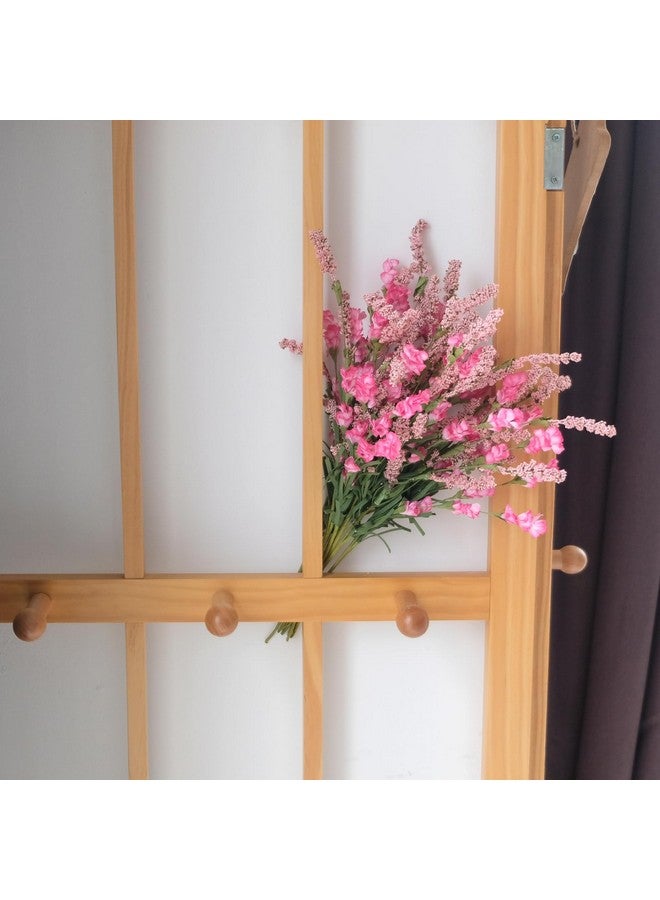 TEMPUS 10Pcs Artificial Flower Bulk Spring/Summer Flowers Wedding Party Vase Bouquet Floral Arrangement Home Decor Indoor Decor(Pink) - Image 5
