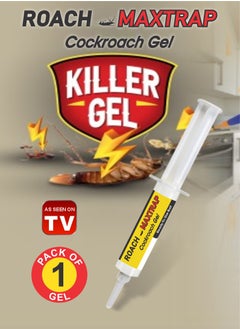 AS SEEN ON TV Roach Maxtrap 10g - Targeted Cockroach Killer Gel Solution 