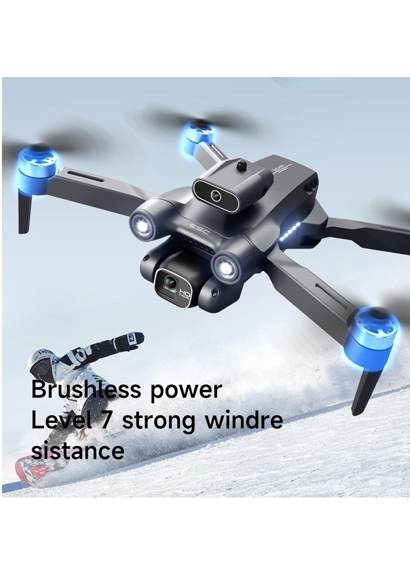 JAJEEK P12 Pro Multi-Feature Drone with 4K & 1080P Dual Camera – 120° Wide-Angle Lens, FPV WiFi Live Streaming, Smart Position Locking, Foldable & Lightweight, Remote Control, One-Key Return, Gesture & Voice Control – Perfect for Aerial Photography & Travel (Multicolor) - Image 2