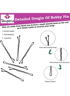 Bobby Hair Pins For Women & Girls (Pack Of 100) (Small Pins - 5 Cm) | Stylish Bob Hairpins For Hairstyling | Hair Styling Accessories Clips (Black) - pzsku/Z06E518B82227702B15A3Z/45/_/1735566878/bc8f0008-bde8-45de-8810-889422c0314a