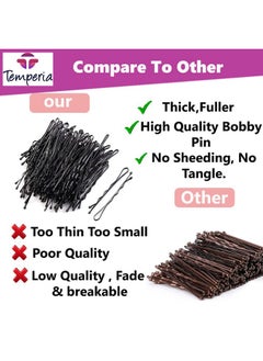 Bobby Hair Pins For Women & Girls (Pack Of 100) (Small Pins - 5 Cm) | Stylish Bob Hairpins For Hairstyling | Hair Styling Accessories Clips (Black) - pzsku/Z06E518B82227702B15A3Z/45/_/1735566887/57397eab-63ff-4387-b230-9f20d0871eae