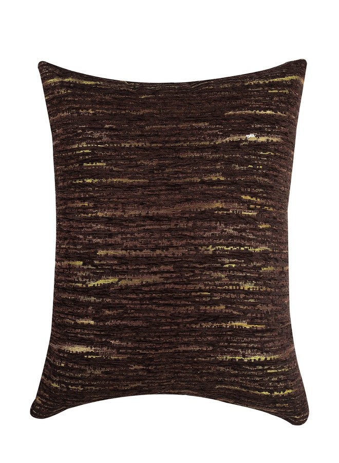 كازيمو طقم أغطية وسائد مستطيلة من قماش الجاكار من كازيمو، 5 قطع | مضاد للحساسية | قابل للغسل | أغطية وسائد أريكة ديوان لا تبهت، مناسبة لغرفة النوم وغرفة المعيشة (16 × 16 بوصة، بني) - Image 3