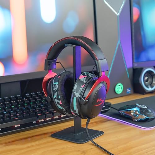 WC Freeze V2 Cloud Alpha - Angled Cooling Gel Earpads for HyperX Cloud Alpha & More, by Wicked Cushions | Angled Pads for Extreme Comfort, New Freeze V2 Cooling Fabric, Extra Thick | 90's Black - Image 3