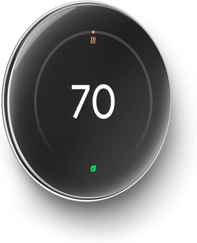 Google Nest Learning Thermostat Pro Edition with Temperature Sensor (4th Gen, 2024) Smart Energy Saving, Advanced Calibration, Adaptive Eco, Compatible with Alexa & Google Home (Polished Silver) - Image 2