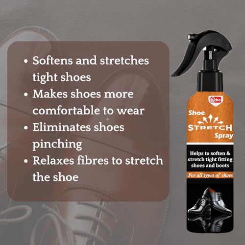 URBA Shoe Stretch Spray 200 ml – Softener & Stretcher for Leather, Suede, Nubuck, Canvas - Image 3